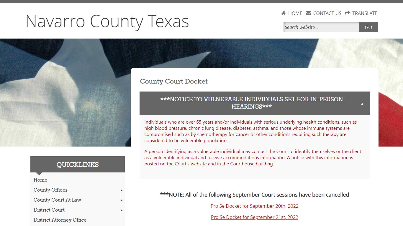 Navarro County, Texas